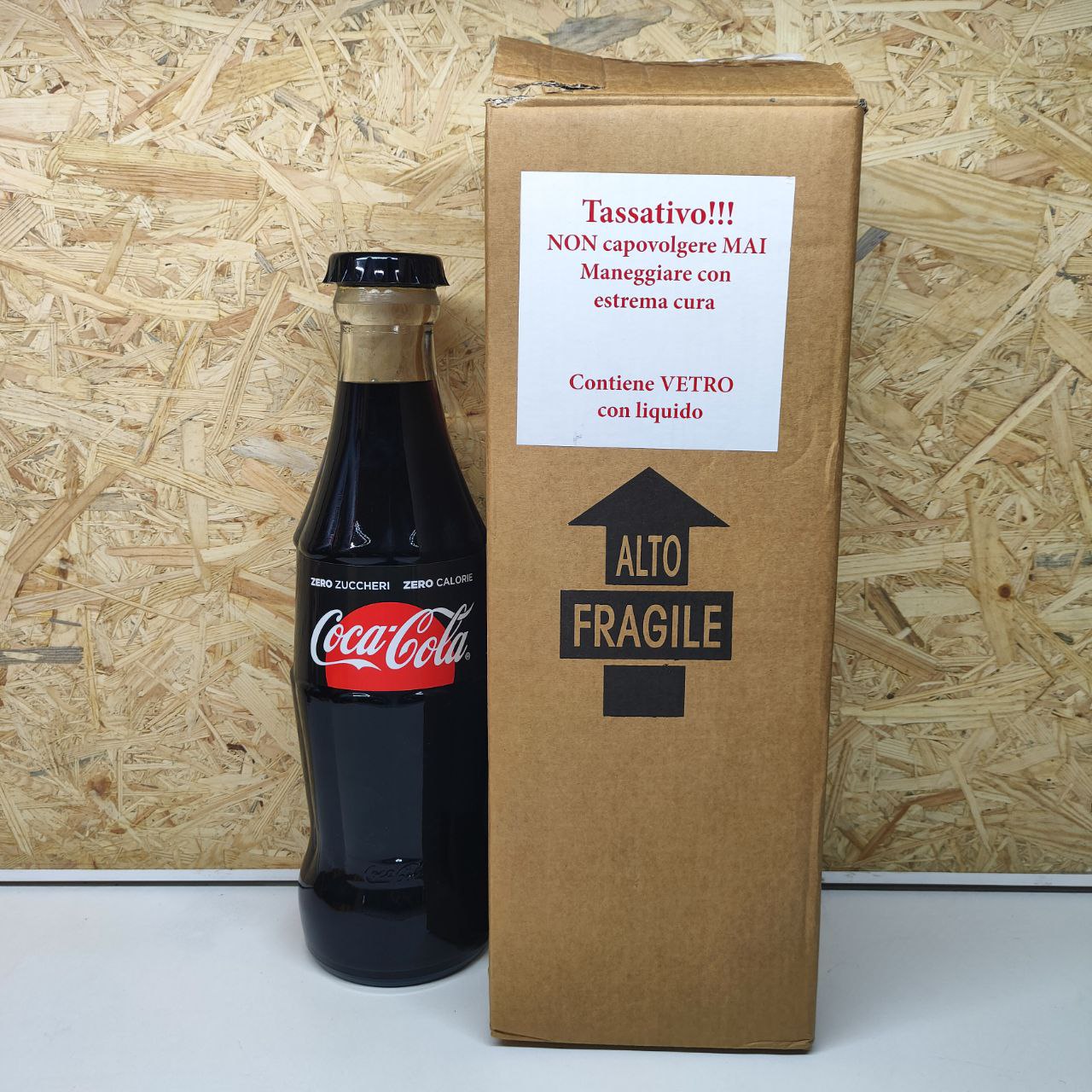 Bottiglia espositiva - Coca-Cola Zero