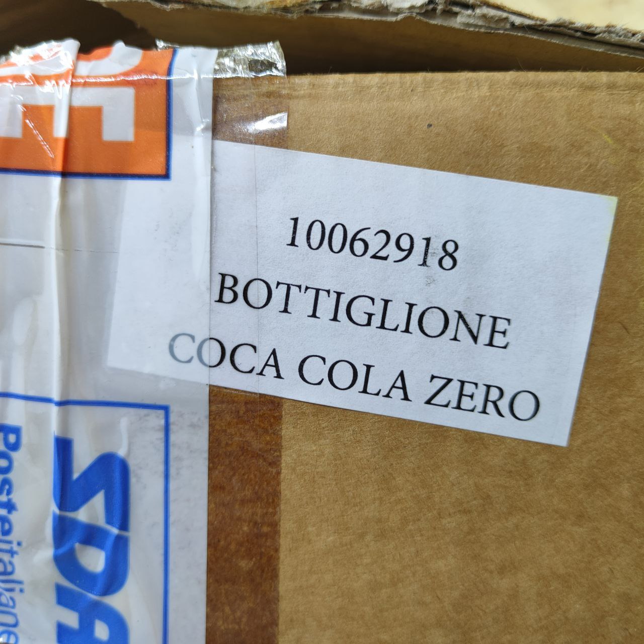 Bottiglia espositiva - Coca-Cola Zero