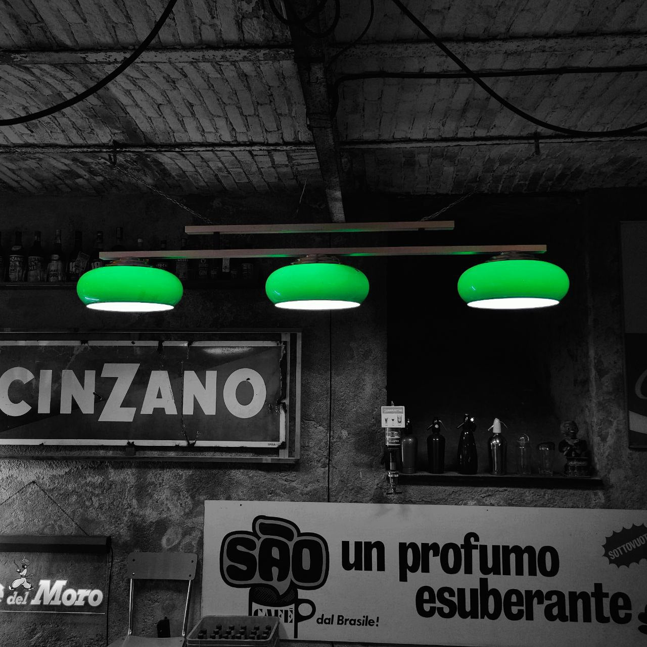 Lampadario da biliardo