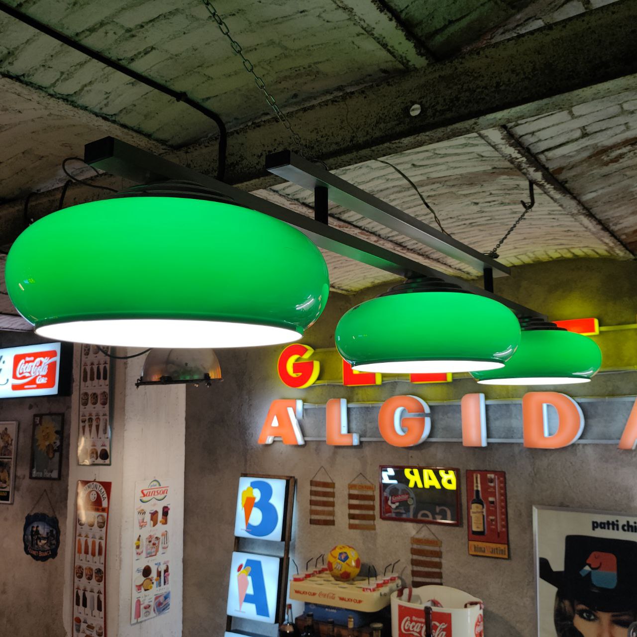 Lampadario da biliardo