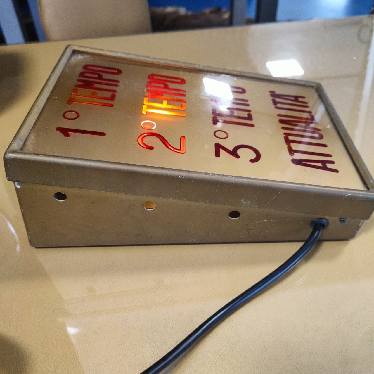 Illuminated sign - Cinema 1st half 2nd half | 60s