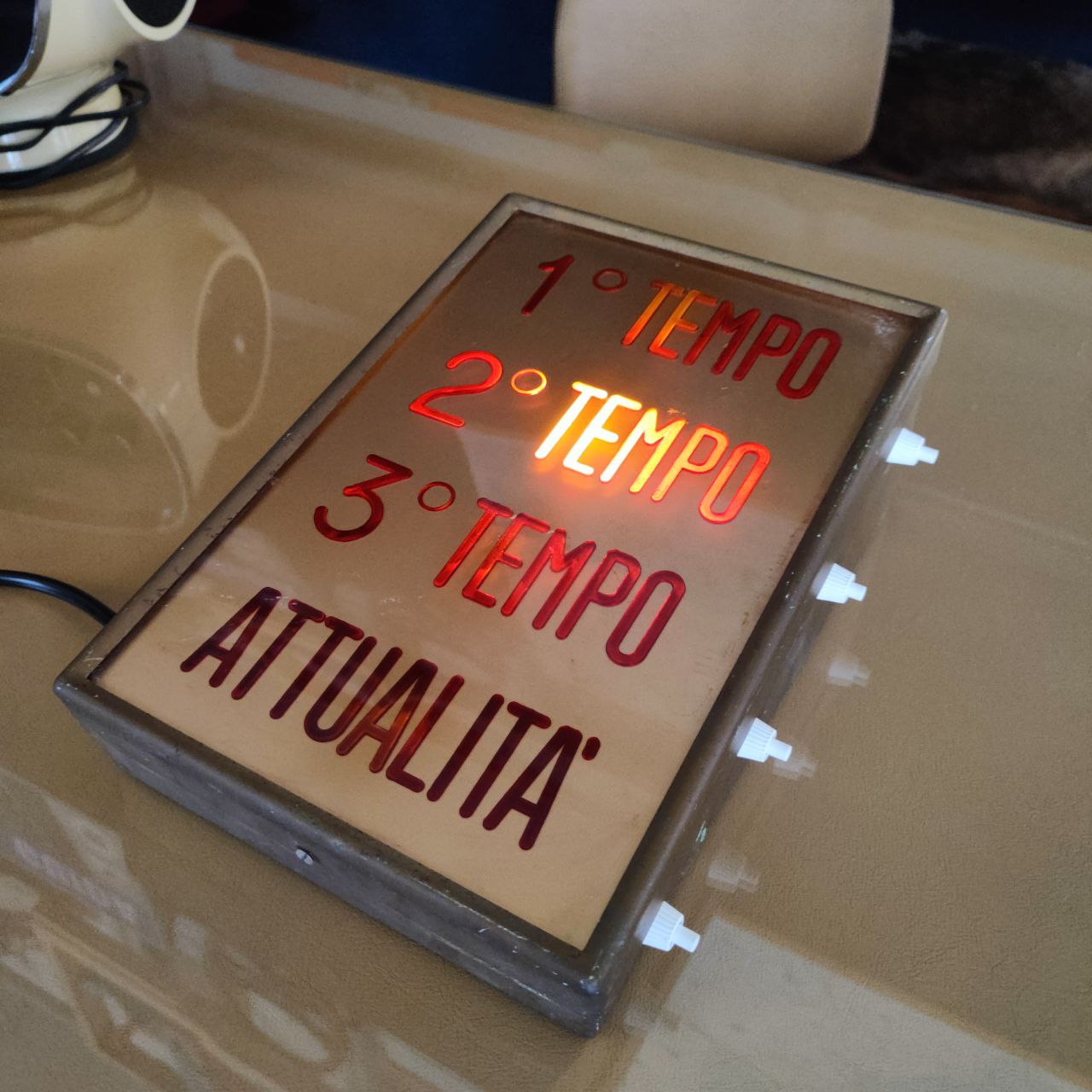 Illuminated sign - Cinema 1st half 2nd half | 60s