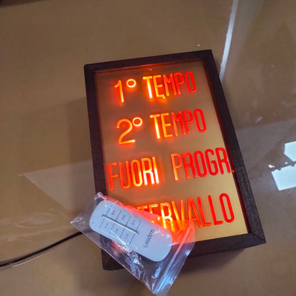 Illuminated sign - Cinema 1st half 2nd half | 60s