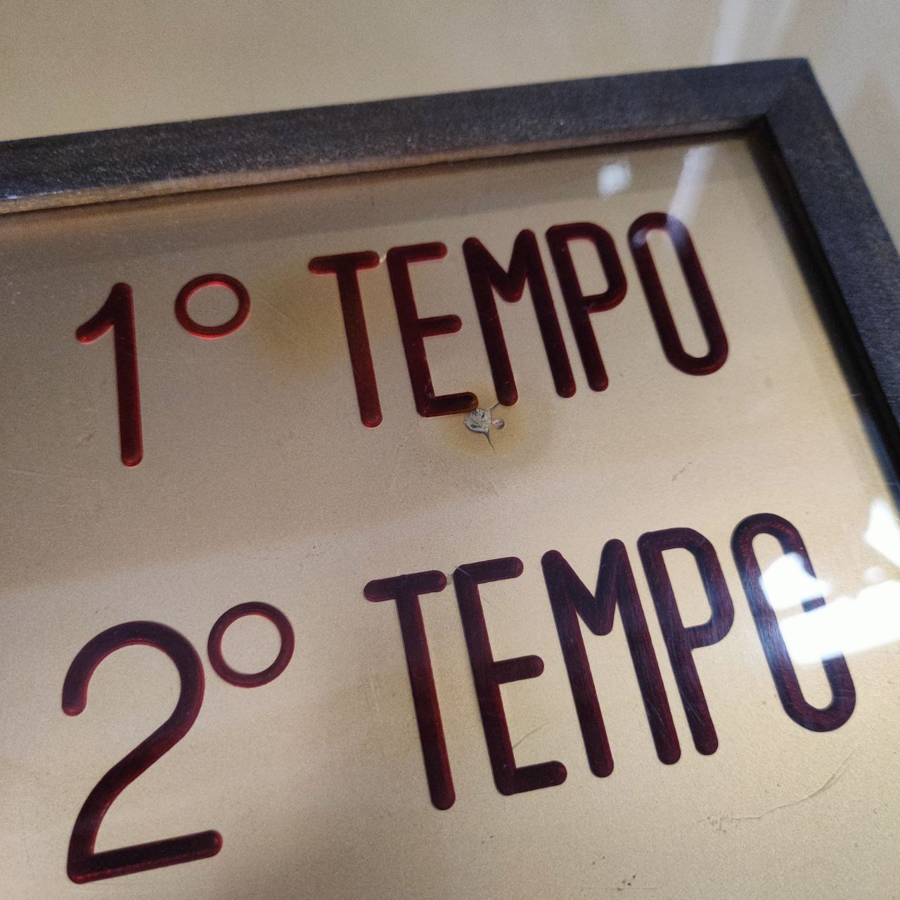 Illuminated sign - Cinema 1st half 2nd half | 60s