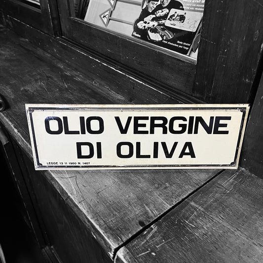 Insegna - Olio Vergine di Oliva | Anni '60