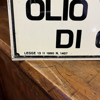 Insegna - Olio Vergine di Oliva | Anni '60