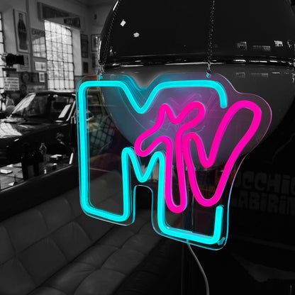 Insegna luminosa - MTV, Music Television