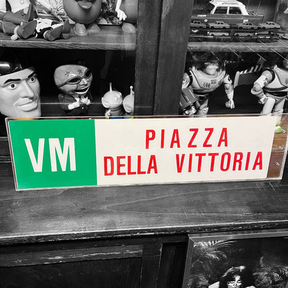 insegna da autobus - Italia '90 - Stadio di Genova