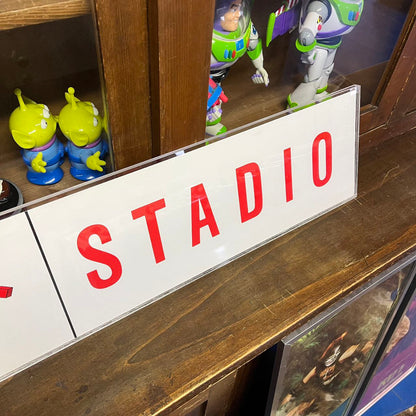 insegna da autobus - Italia '90 - Stadio di Genova