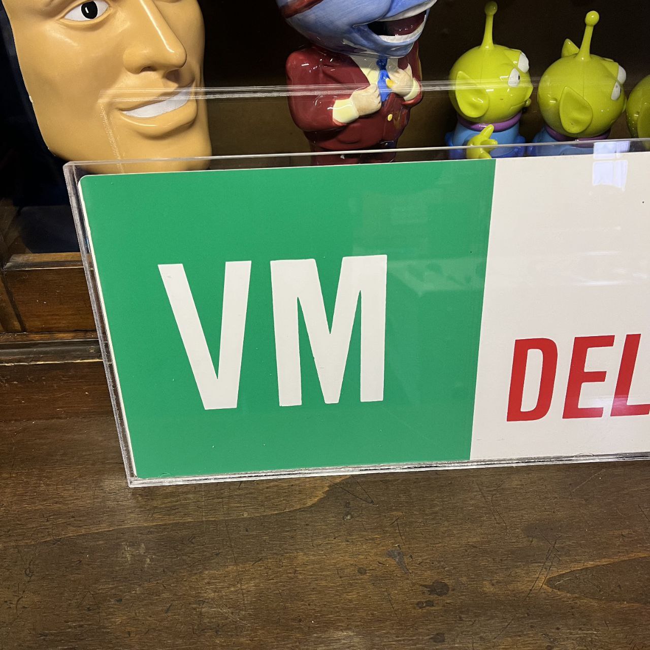 insegna da autobus - Italia '90 - Stadio di Genova