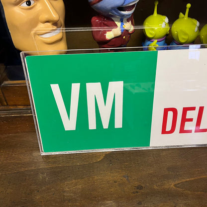 insegna da autobus - Italia '90 - Stadio di Genova