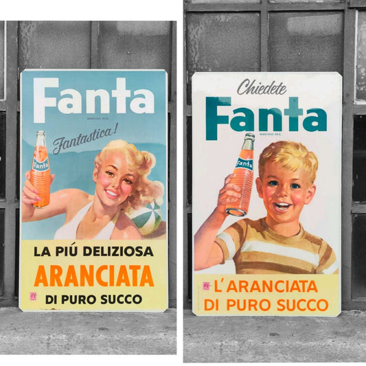 Plastica pubblicitario - Fanta Aranciata | Anni '60