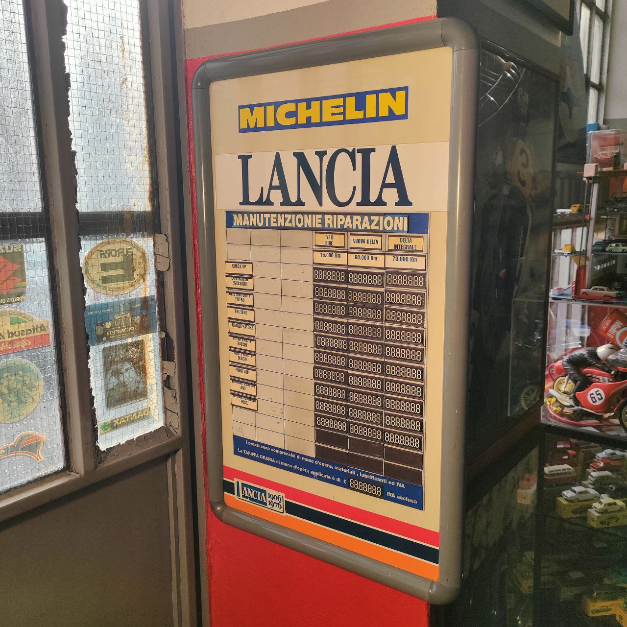 Listino prezzi manutenzione Lancia - Michelin | Anni '80