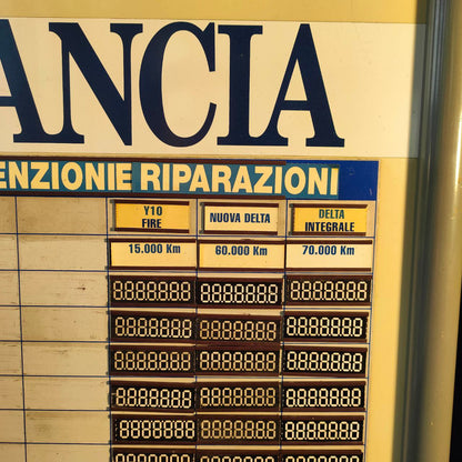 Listino prezzi manutenzione Lancia - Michelin | Anni '80