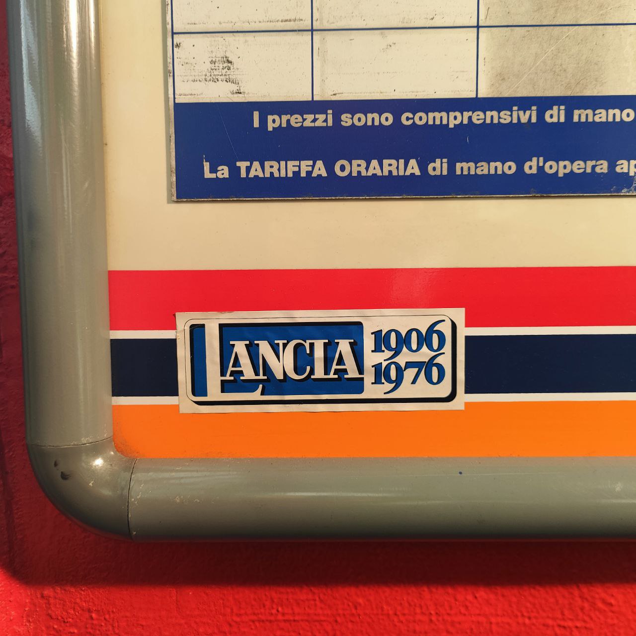 Listino prezzi manutenzione Lancia - Michelin | Anni '80