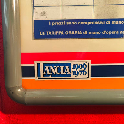 Listino prezzi manutenzione Lancia - Michelin | Anni '80