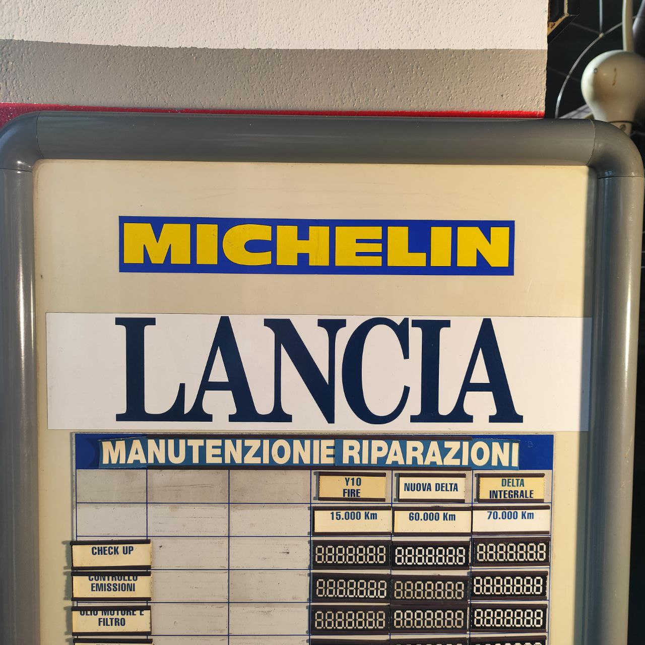Listino prezzi manutenzione Lancia - Michelin | Anni '80