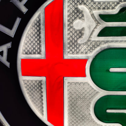 Insegna luminosa - Alfa Romeo (Ø180cm)