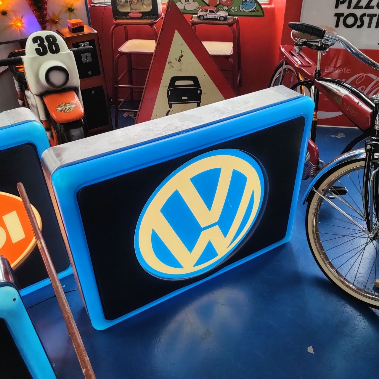 Insegna luminosa - Volkswagen | Anni '80