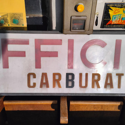 Insegna luminosa - Autofficina Elettrauto Carburatorista | Anni '60