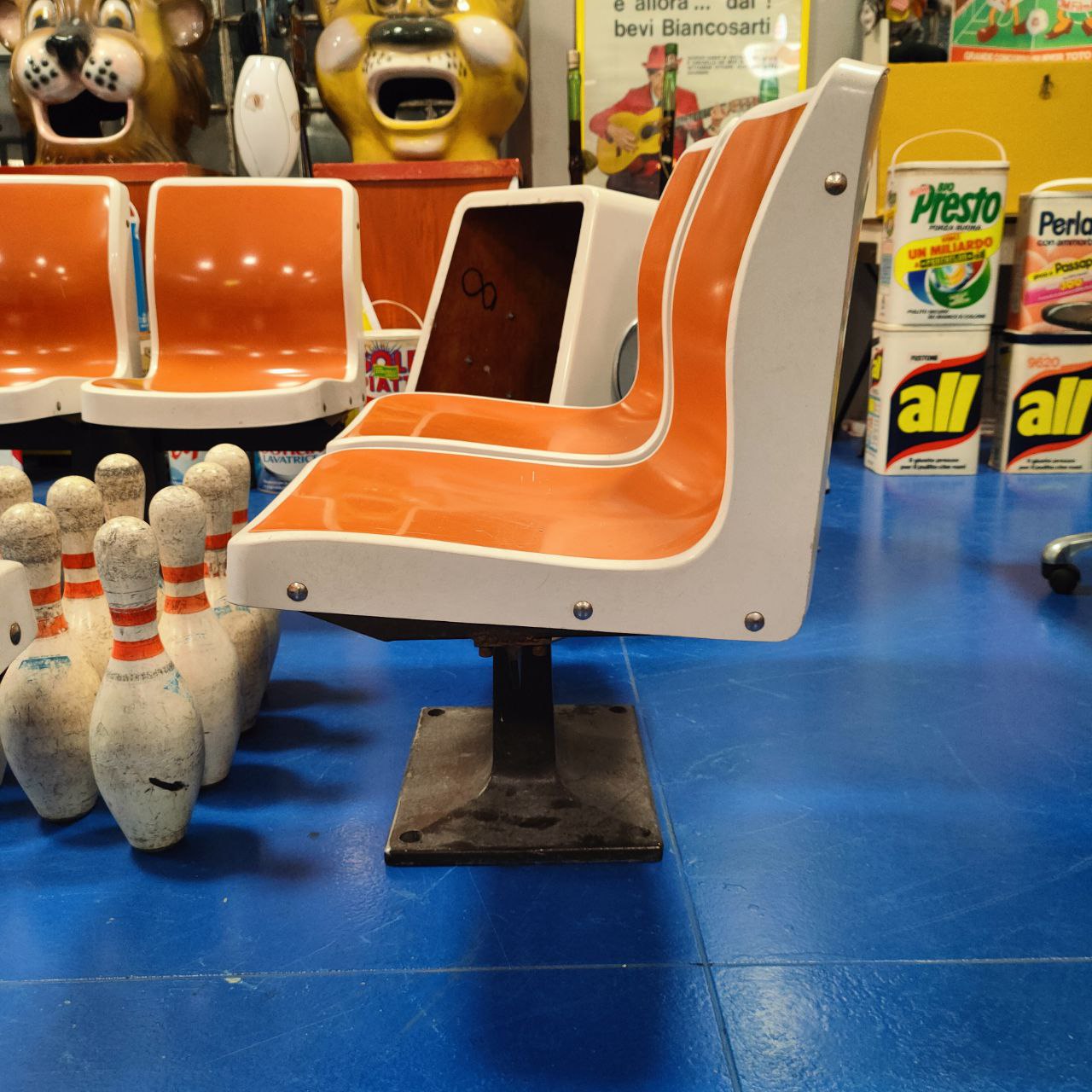 Set sedie da bowling | Anni '80