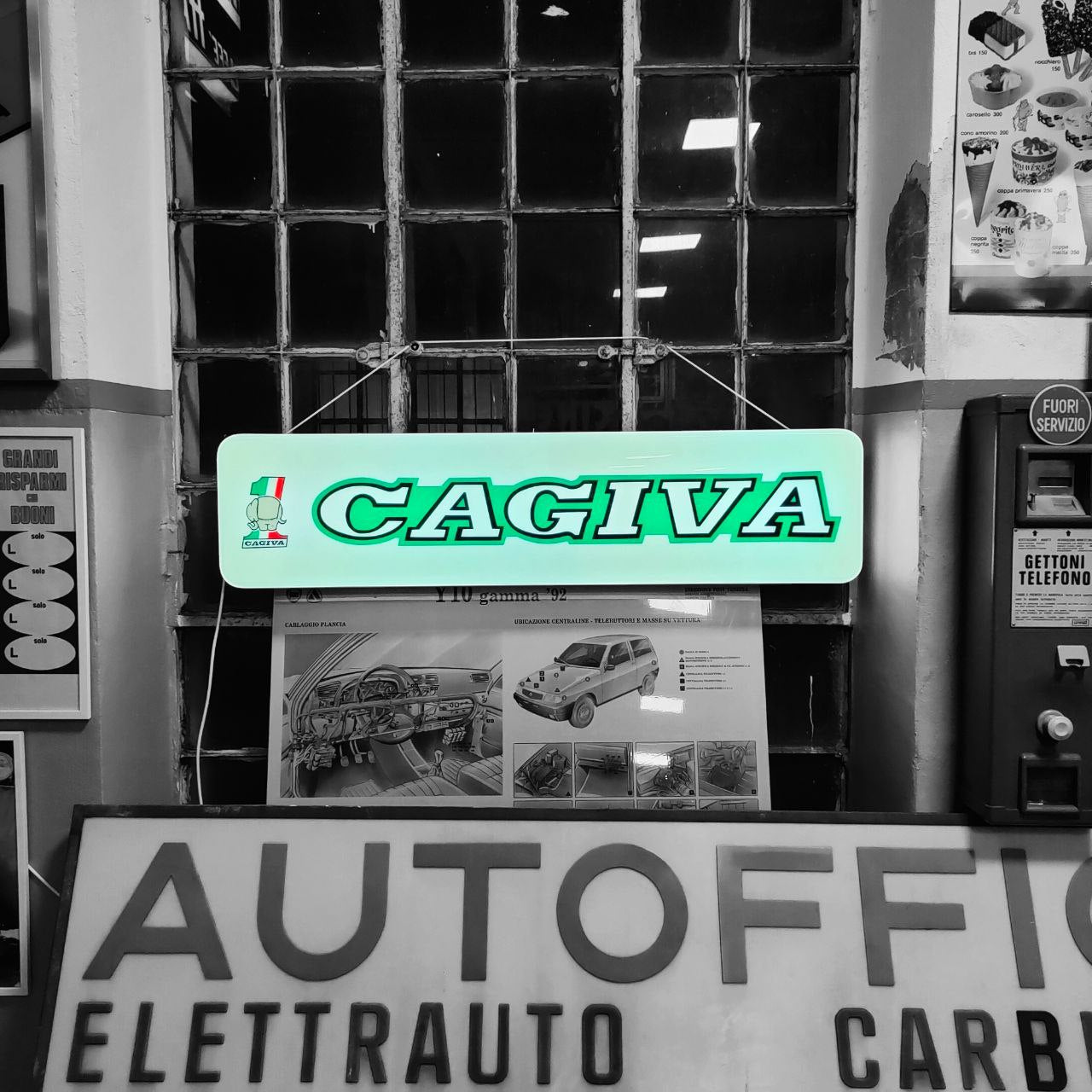 Insegna luminosa - Cagiva | Anni '70