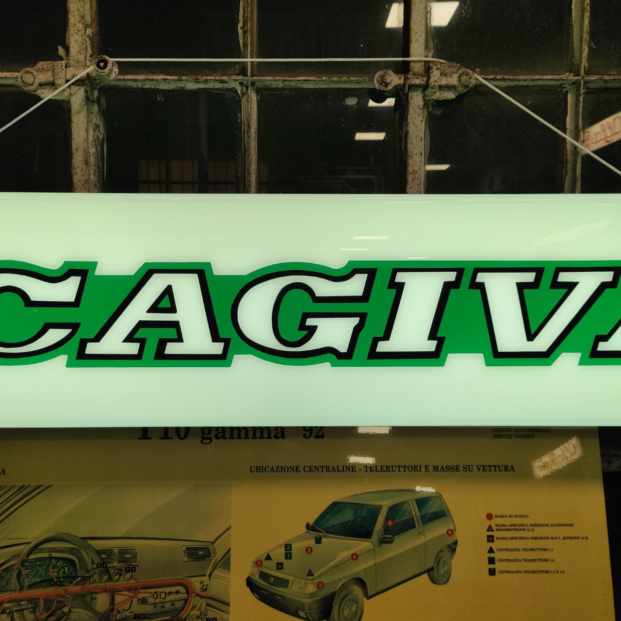 Insegna luminosa - Cagiva | Anni '70