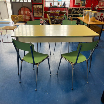 Tavolo in formica con sedie | Anni '70