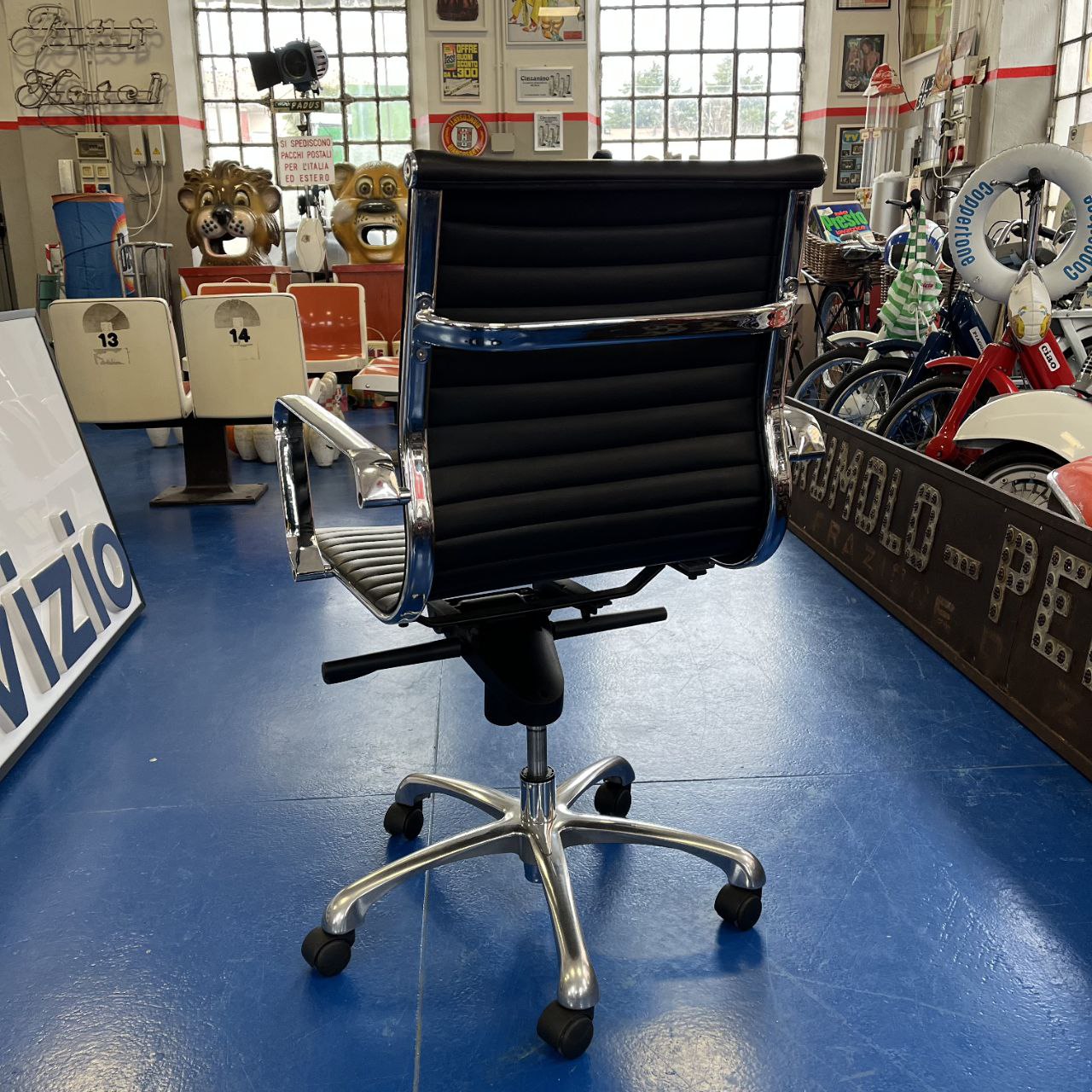 Sedia da ufficio in pelle