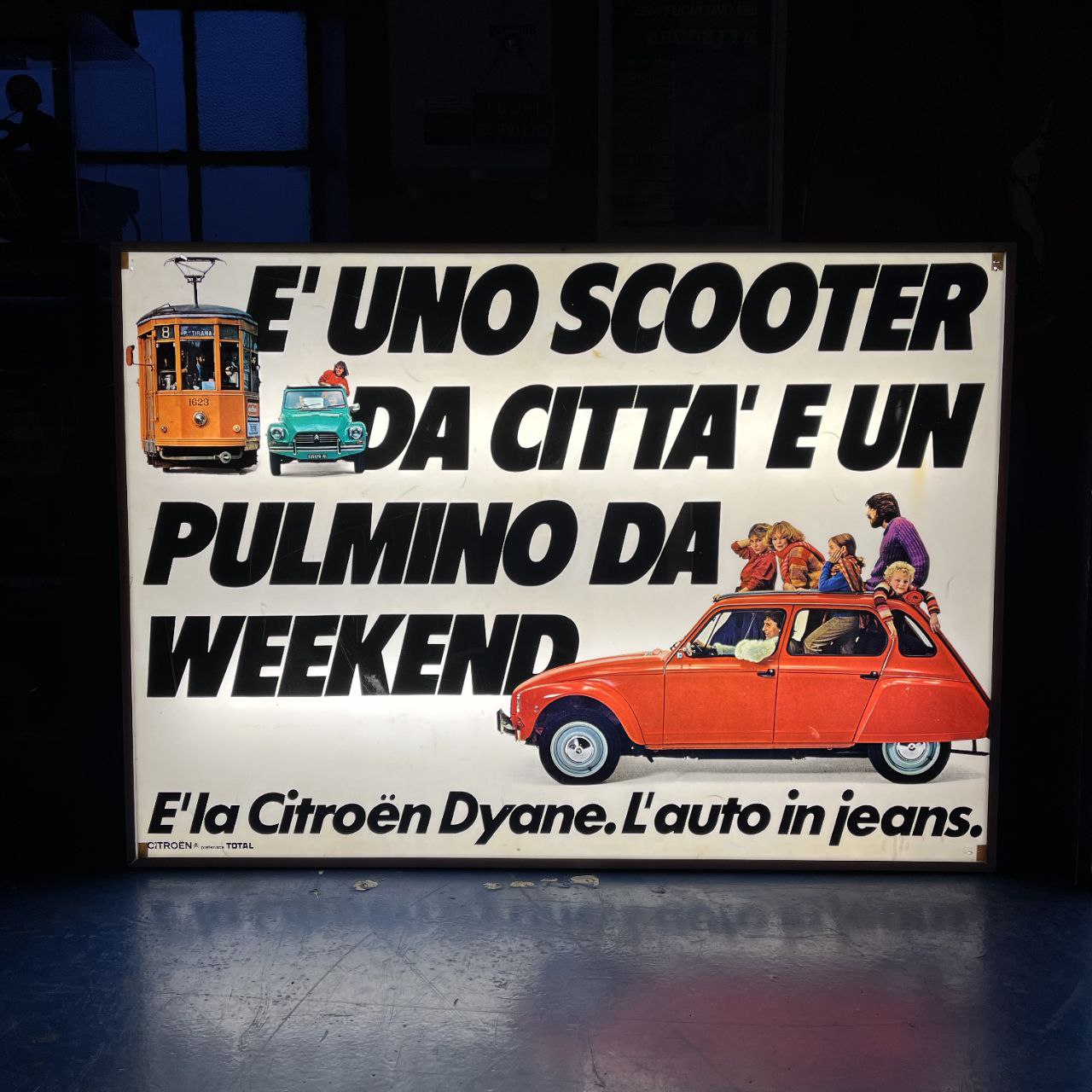 Insegna luminosa - Citroën Dyane