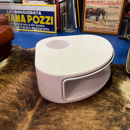 Angoliera con portavaso e portariviste | Anni '70