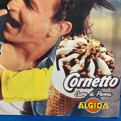 Tela pubblicitaria - Cornetto Algida | Anni '80