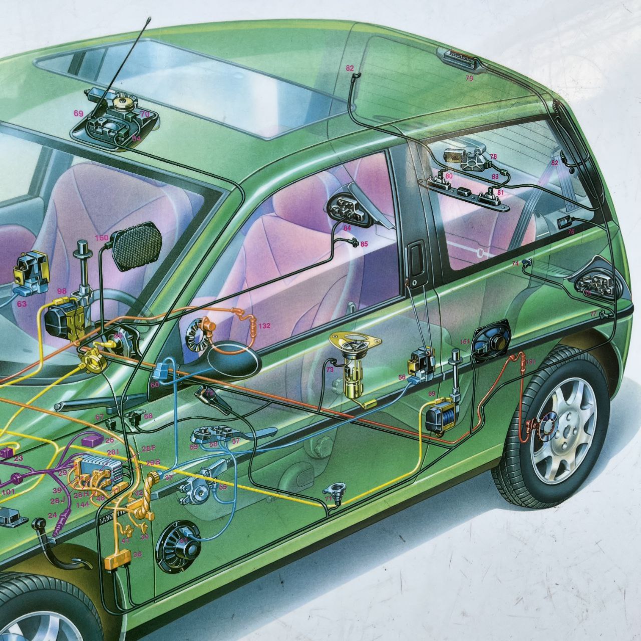 Spaccato da officina - Lancia Y | 1995