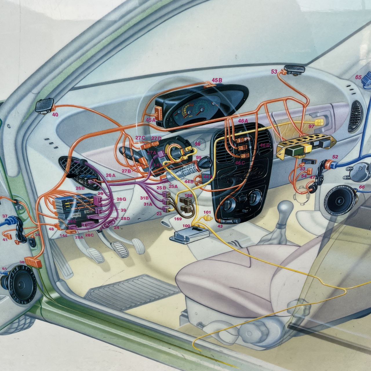 Spaccato da officina - Lancia Y | 1995