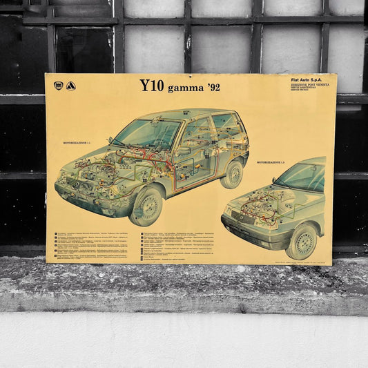 Spaccato da officina - Autobianchi Y10 | 1992