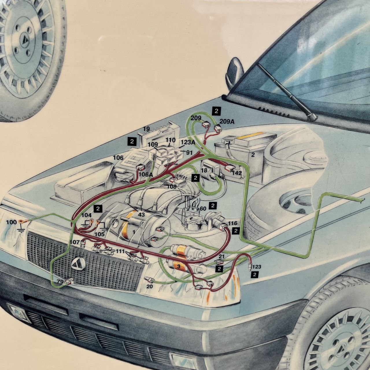 Spaccato da officina - Autobianchi Y10 | 1992