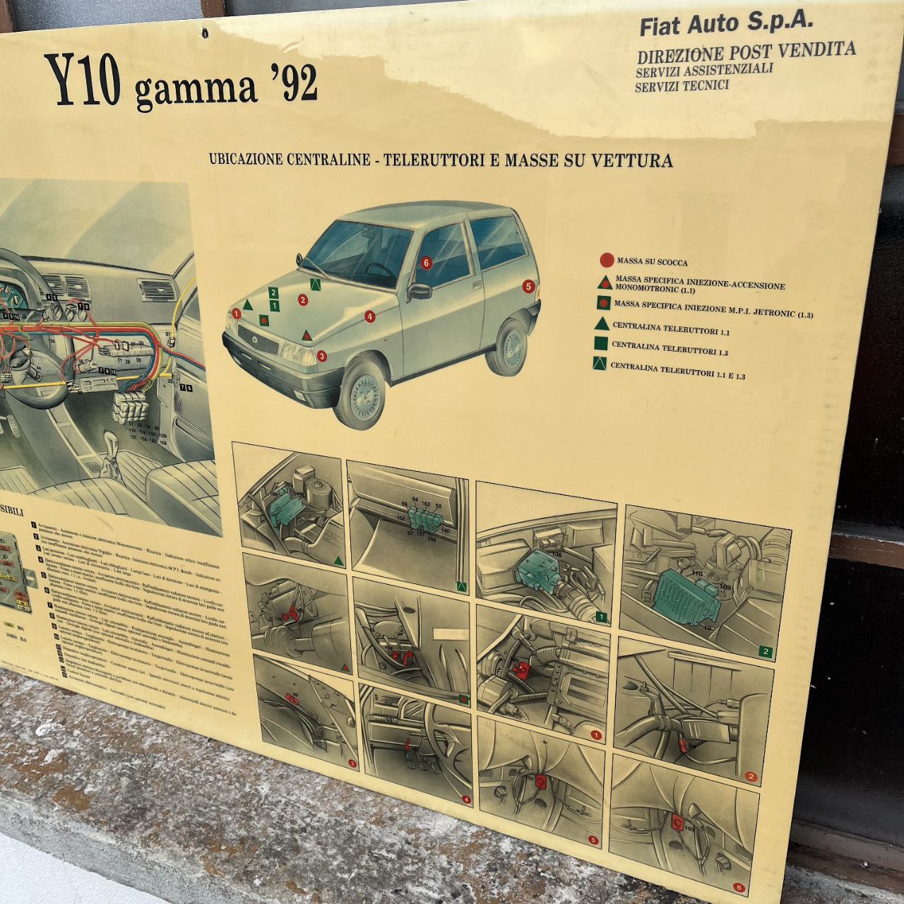 Spaccato da officina - Autobianchi Y10 | 1992