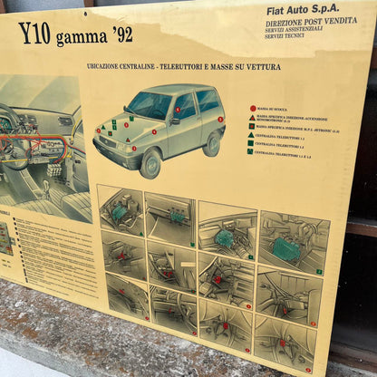 Spaccato da officina - Autobianchi Y10 | 1992