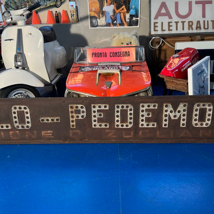 Insegna con gemme rifrangenti - Grumolo Pedemonte | Anni '30