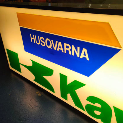 Insegna luminosa - Kawasaki Husqvarna | Anni '80
