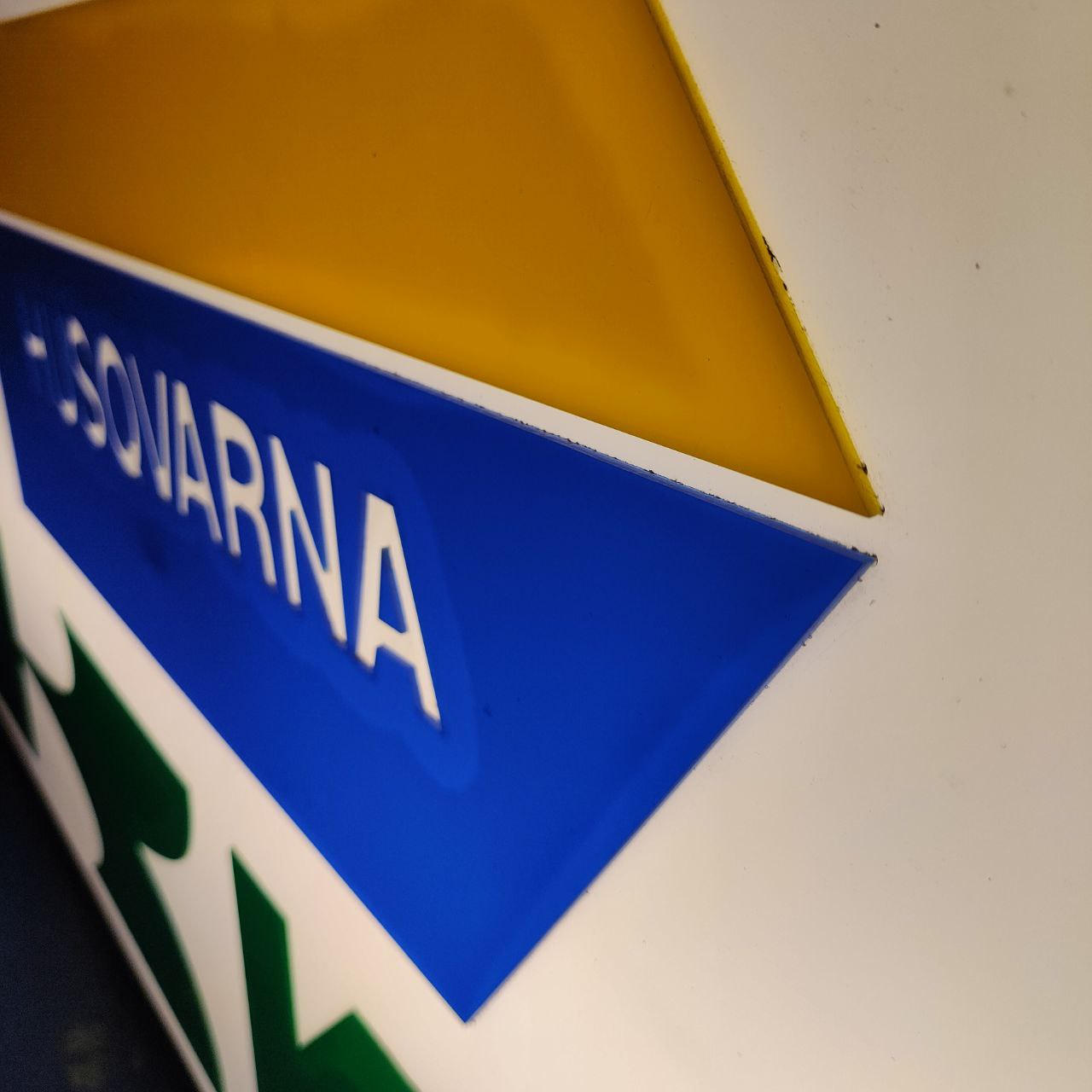 Insegna luminosa - Kawasaki Husqvarna | Anni '80