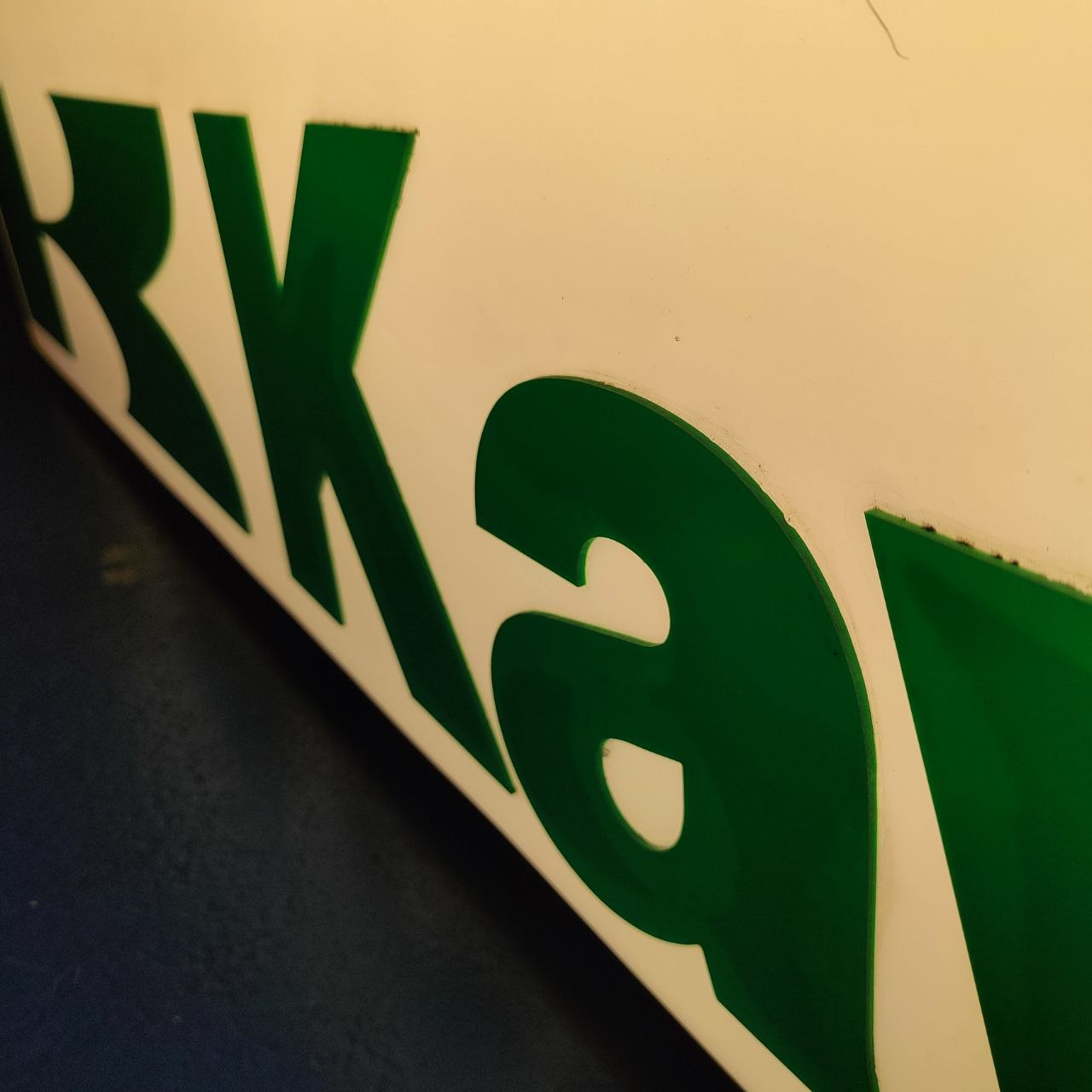 Insegna luminosa - Kawasaki Husqvarna | Anni '80