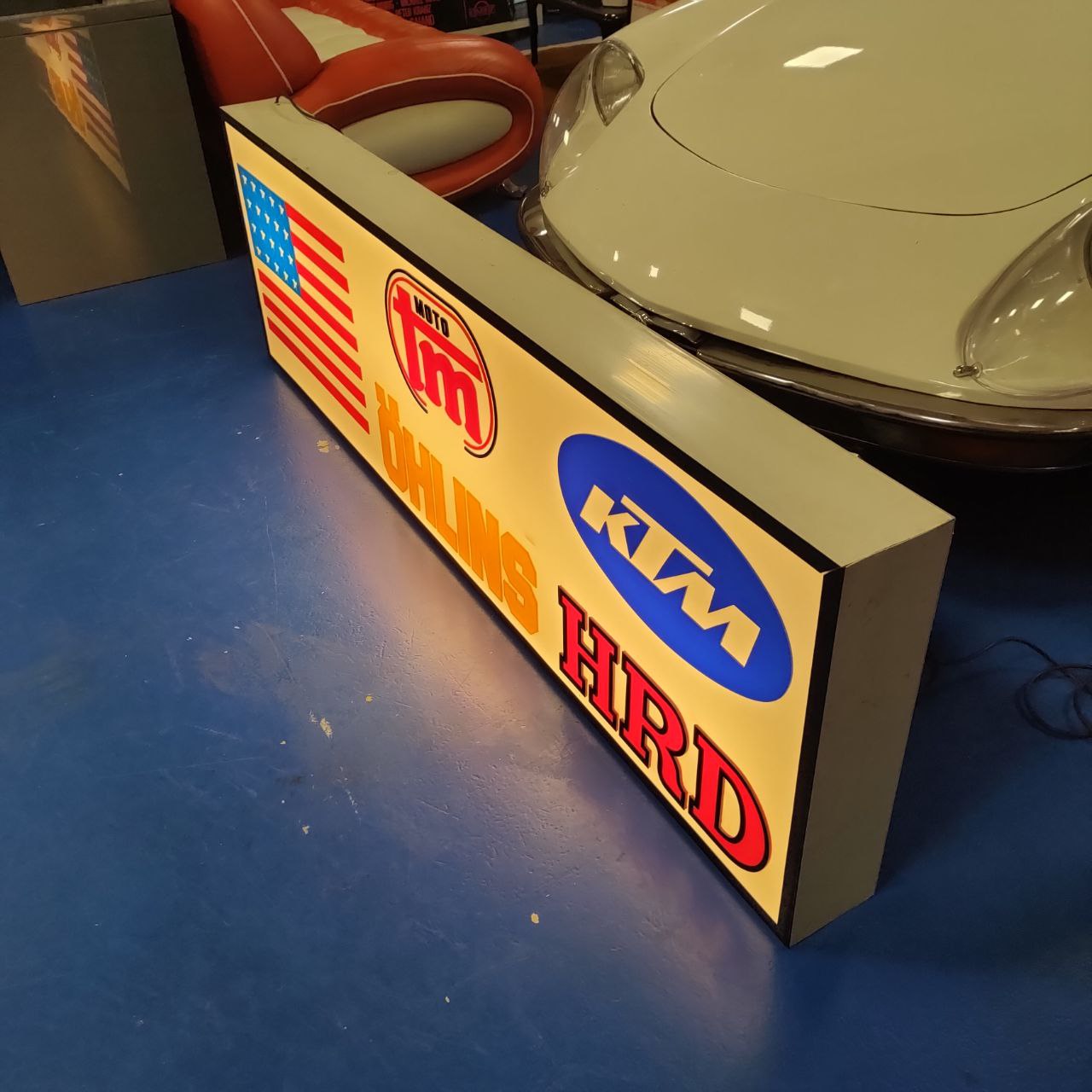 Insegna luminosa - KTM, HRD, Öhlins, Moto TM Racing