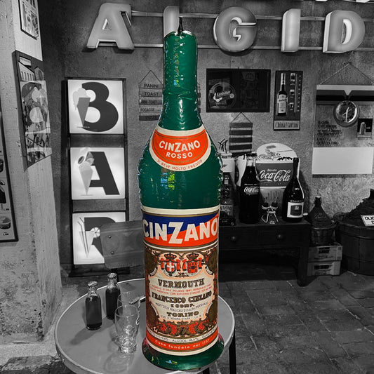 Bottiglia gonfiabile - Cinzano Rosso | Anni '60