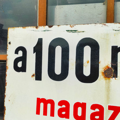 Insegna smaltata - Magazzini Standa | Anni '60