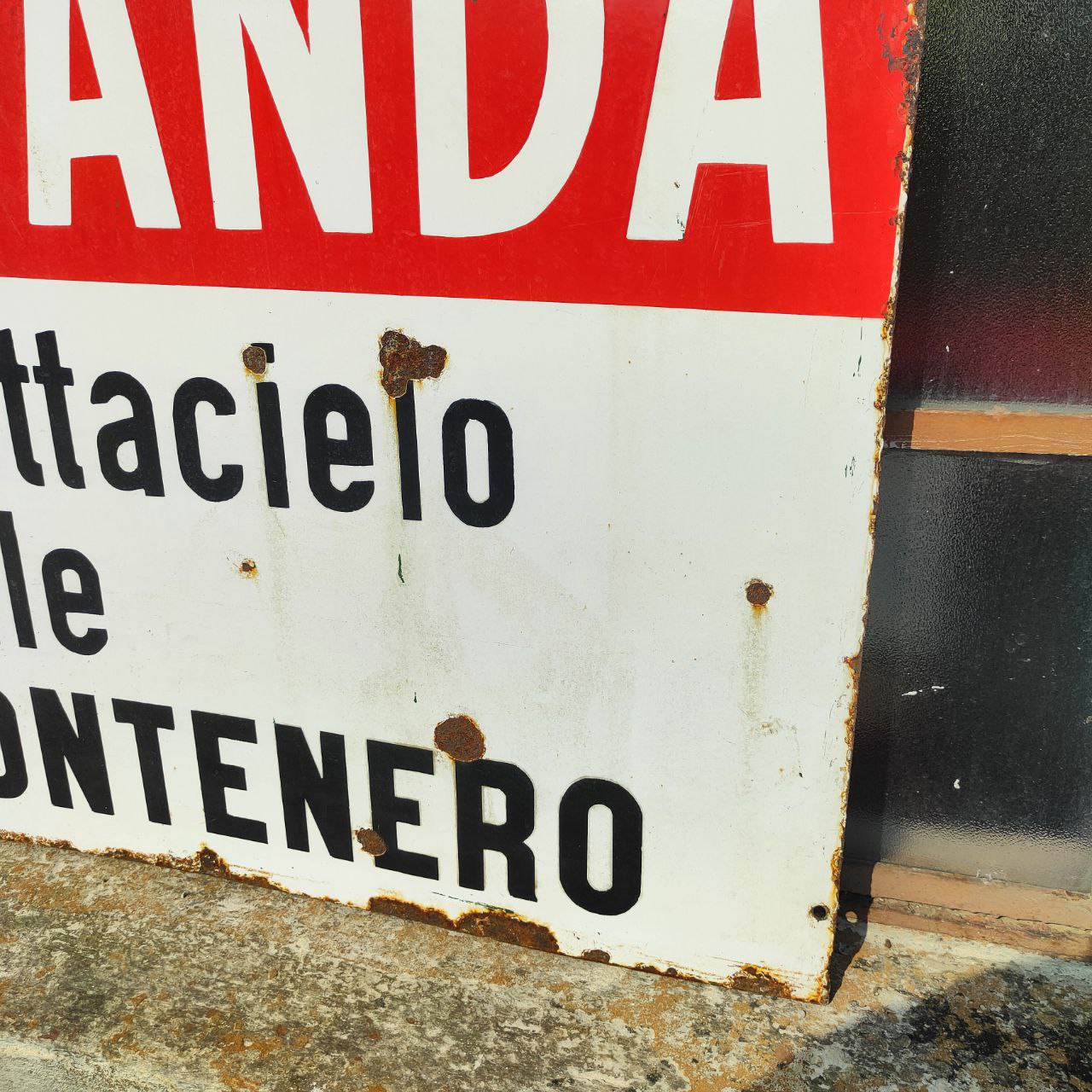 Insegna smaltata - Magazzini Standa | Anni '60