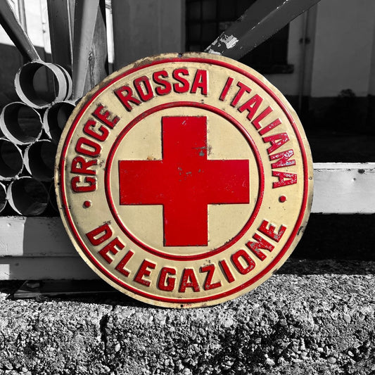 Insegna - Croce Rossa Italiana, Delegazione | Anni '50