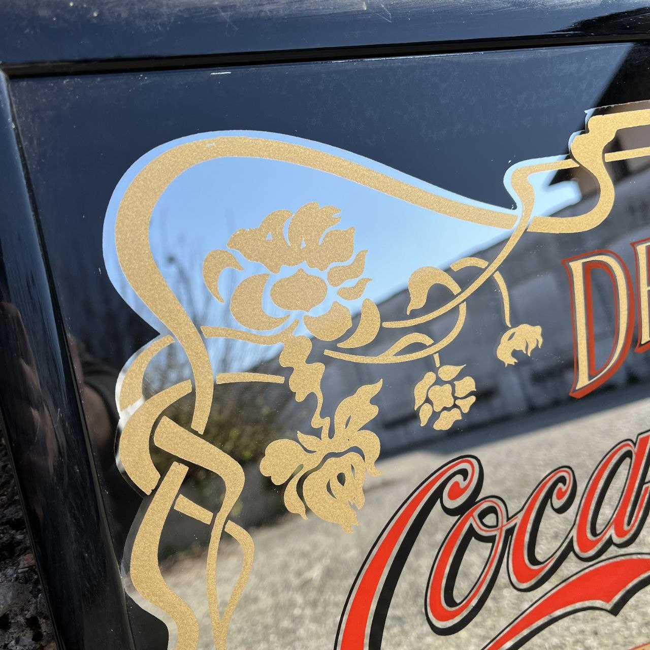 Specchio pubblicitario Coca-Cola | Anni '80
