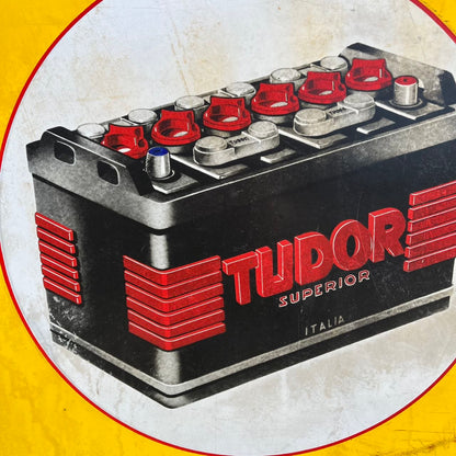 Insegna smaltata - Tudor Batterie | Anni '50