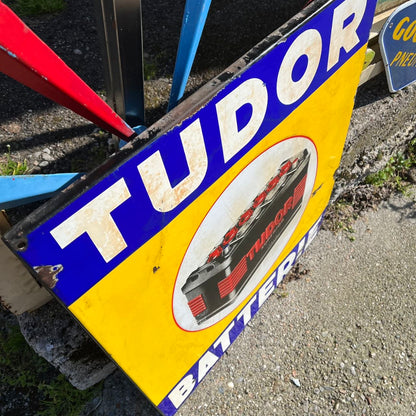 Insegna smaltata - Tudor Batterie | Anni '50
